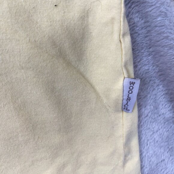 Woolrich Womens T-Shirt Medium Split Neck 3/4 Sleeve Pullover Casual Top Yellow - Picture 6 of 9
